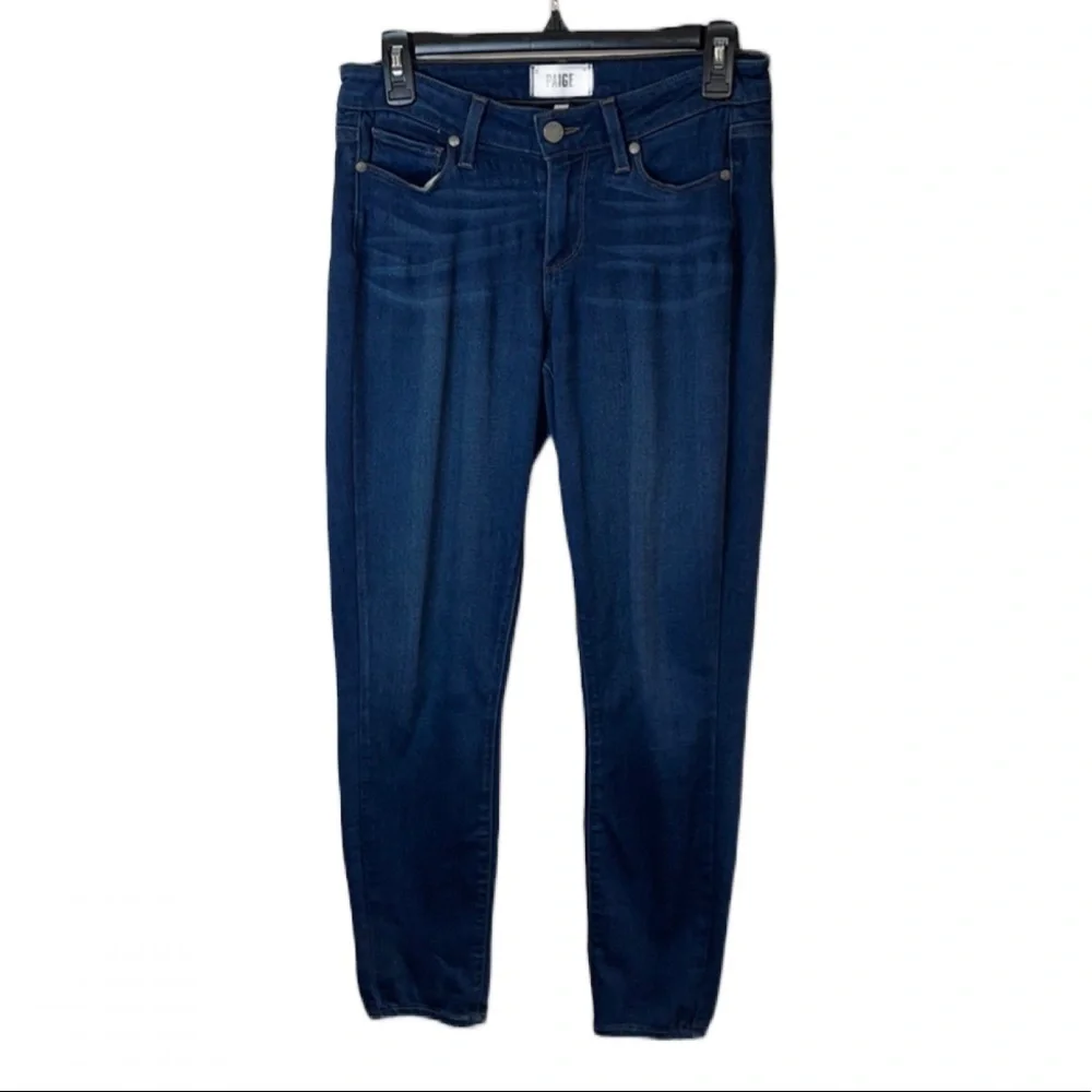 Women’s Paige Verdugo Crop Mid-Rise Ankle Skinny Jeans - 27